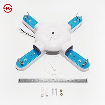 국산 FPL 십자 등기구 36W 4등용 형광등 기구, 10715.램프미포함, WJ 36X4등용