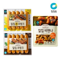 기타 청정원 리치부어스트 칼집 프랑크/비엔나 300gx3개 골라담기, 2. 칼집 프랑크 300g x 3개