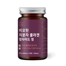 자연바름 비오틴 500ug 저분자 피쉬 콜라겐 펩타이드, 70정 x 1개