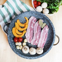 천연 곱돌 구이용 돌판 100% 국산 곱창 소고기 삼겹살 불판, 곱돌 볼록 구멍 돌구이판 30cm