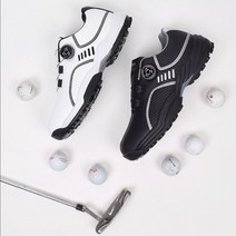 국산 발볼넓은 골프화 1cm쿠션 매쉬 통풍 보아 캐디화