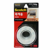 [강력접착]3M 스카치 강력 폼 양면테이프(목재용24x1.5m)WD215##*boba1566, 단품