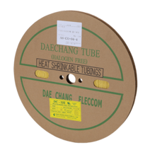 [대창] 황색 열 수축 튜브, 38(1롤 50M)