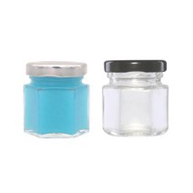 미니유리병 SH30 1개 30ml 육각유리병, 흰색마개