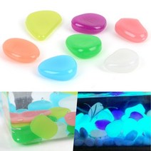 어항 칼라 자갈 야광 수족관 샌드 형광 바닥재 50p 마리모 수초 수경 돌 장식 스톤 화분 정원 식물 다육기 키우기 조경 모래 꾸미기 용품 관상어 피쉬 물고기 열대어 기르기 도구, 색상, 오렌지