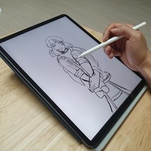 지바 아이패드 필기 거치대 태블릿 책상 그림 프로12.9 받침대 드로잉 갤럭시탭S7 , 실버