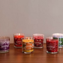 글라스 아로마향초 캔들 원필라 냄새제거 향초 방향제, 스트로베리