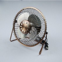 접히는선풍기 책상밑 탁자용 무선 옛날 마이숲 침대용 미니 선풍기 무소음 저소음 탁상용, 빈티지 메탈 선풍기