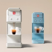 [국내발송] 일리 Y3.3 캡슐커피머신 [라이트블루 레드 화이트 블랙 택1] -국내A/S가능, 라이트블루, 미디움 21p