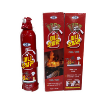 한국소방 미니소방관 차량용 소화기, 4개, 345ml