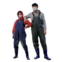 에스몰 가슴장화 해루질장화 갯벌체험 주말농장, 네이비, 255