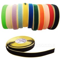 롤찍찍이 20마 20yd 18M롤 접착 찍찍이 벨크로, 1롤, 보슬이 갈색