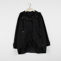 퍼니걸스 스트링 후드 집업 야상 점퍼 여성의류_3472