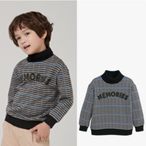 컬리수 NC13 모던체크반목맨투맨 C214TSG53P