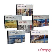 직소퍼즐 1000피스 퍼즐 6종 1000조각퍼즐 퍼즐 1000P, 퍼즐 1000피스 GB-1005베니스전경