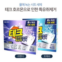 LG생활건강 물에녹는 테크 시트세제 세탁세제 CLP 10414EA, 레드팟 프레쉬