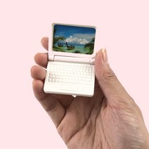 인테리어 노트북 디자인 미니어쳐 소품 모형 인형집 꾸미기, 1개, 단품