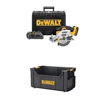 DEWALT 20V MAX 612인치 원형 톱 키트 50Ah 배터리 충전기 포함DCS391P1, w/ ToughSystem Tote