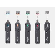 서버관리/기업용 정보유출방지 USB 잠금장치(스윙형) LOCK 솔루션 마개 락, 그린