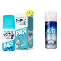 신신 에어파스 이엑스 EX 200ml +신신파스쿨연고 60g 최신제조, 3개+신신파스쿨연고 60g
