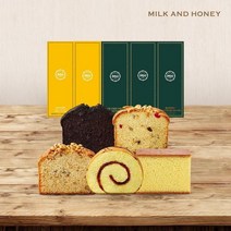 [신세계푸드] 밀크앤허니 카스테라/롤/파운드 세트, 07월넛x2개