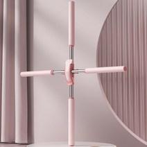 요가 자세 교정기 스틱 꼽추 필라테스 스탠딩 트레이닝 홈 체육관 액세서리 운동 장비, 01 pink