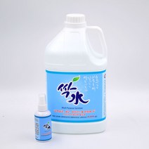 [싹수] 99.9% 살균 소독제 80ml + 4L 치아염소산수 저자극 소독수 세트