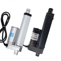 엑추레이터 전동 실린더 서보 전기 선형 액추에이터 모터 스트로크 컨트롤러, 12V 1200N 6mm s, Black 200mm