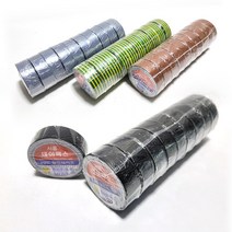 낱개 PVC 전기 절연 테이프 10M, 검정 1개