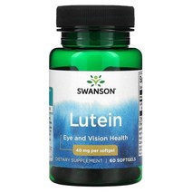 Swanson Swanson 루테인 40mg 소프트젤 60정, 5개