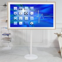 삼텐바이미 TV 모니터스탠드 더프레임 티비거치대 원더스탠드 55인치 45인치 120cm, 45인치이상-블랙