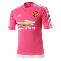 아디다스 맨유 에스트로 15 저지 연핑크 등 팀이름 커스텀 축구 유니폼 (S16163)