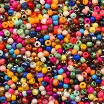 10PCS 1.8mm 좁쌀 비즈 비즈 DIY 수제 재료 목걸이 부원단 반지 착용 재료, 멜란지1.8MM, 50g 약 4500개