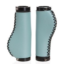 미끄럼 방지 미트볼 가죽 핸들 바 그립 산악 전기 자전거 내마모성 손잡이 일반 바이크 액세서리, 35 Bianchi