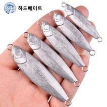 하드베이트 납 물고기 철판 공백 그림 없음 리드 롱샷 앵커 물고기를위한 특별한 미끼 미끼, 30g