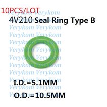 피팅밸브 공압 솔레노이드 밸브 수리 키트 4V21008 씰 링 4V31010 파일럿 헤드 코어 요소 Airtac 유형, 02 10x 210 Seal Ring B