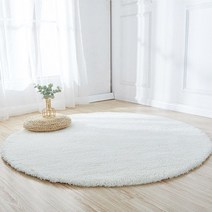 북유럽 단색 라운드 카펫 거실 침실 컴퓨터 안마 의자 커피 테이블 원룸 안방 침대 옆 둥근 원 러그 센스있는 집들이 선물