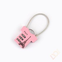 3단 와이어자물쇠 (835 티셔츠) 락커 락카 사물함열쇠 다이얼키