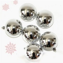유광볼 80mm 6입, 실버, 2개