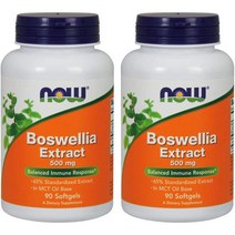 Now Foods 보스웰리아 500mg 90정 2개입, 2개, 0.5g