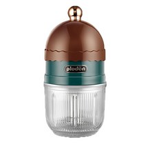 제빵반죽기 스탠드믹서 휴대용 다기능 푸드 프로세서 전기 분쇄기 300ml 믹서기 컵 베이비 보충 기계 220, 한개옵션1, 02 green