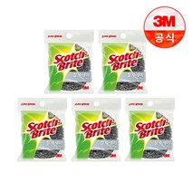 [3M]철수세미 35g 1입(찌든때세척용) 5개세트, 단품