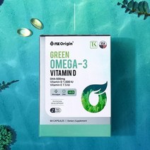 JSS 그린 오메가3 비타민D 600mg 60캡슐 임산부 수유부 DHA
