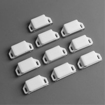 키알리 싱크대 신발장 가구 서랍 문 고정 강력 자석 빠찌링 빠지링 도어캐치 랏지 10p, 색상, 화이트