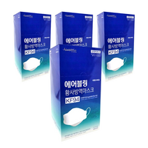 에어블링황사방역마스크(KF94)(대형) 에어블링 KF94 100%국내생산 국산필터 황사방역 마스크 대형 식약처허가 일회용 마스크, 25개입, 4개