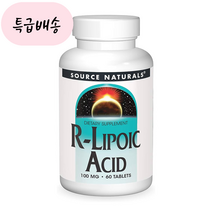 [ 명품건기식 ] 소스 내추럴스 R-리포산 100mg 60타블렛 x 1통, 1개, 60개