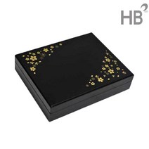금꽃무늬 모던블랙 우드 공진단상자 20환 / 선물 청병 싸바리 한약 한의원 환케이스, 한글공진단
