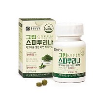종근당건강 그린 스피루리나 2병(2개월분), 상세 설명 참조, 단일옵션