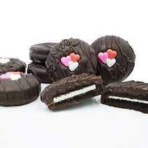 Philadelphia Candies Dark Chocolate Covered OREO Cookies Valentine's Day Gift 8 Ounce, 1