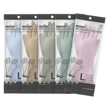 프로덕트랩 웨어리스 라텍스 고무장갑 1켤레, 색상:블라썸핑크(38cm)|사이즈:대형, 단품